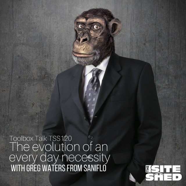The Site Shed podcast episode 120-The evolution of an every day necessity with Greg from Saniflo